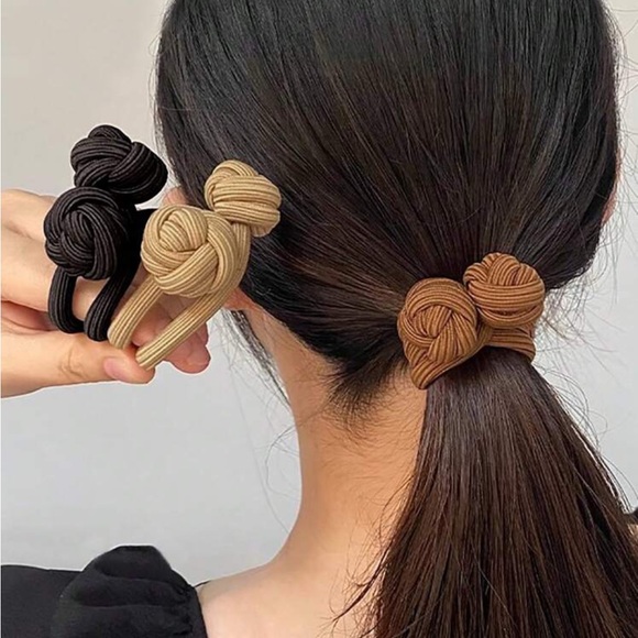 THREE PIECE HIGH ELASTICITY HAIR TIES - Picture 2 of 5